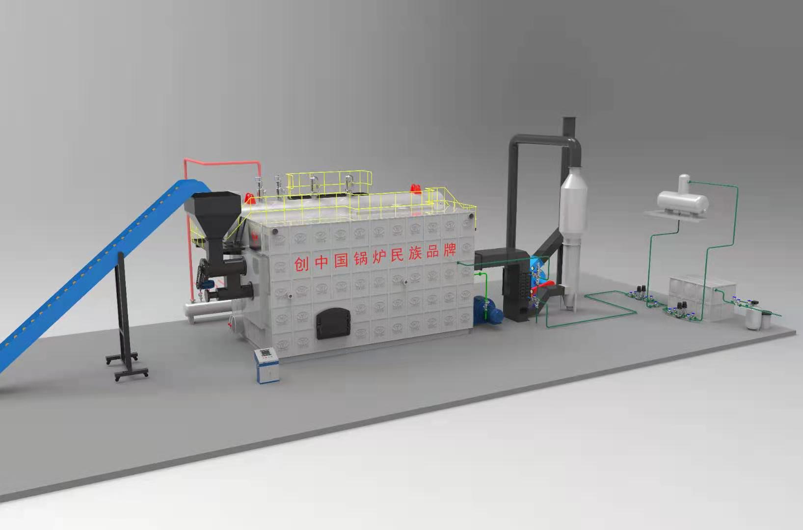 生物质颗粒和燃油燃气通用锅炉