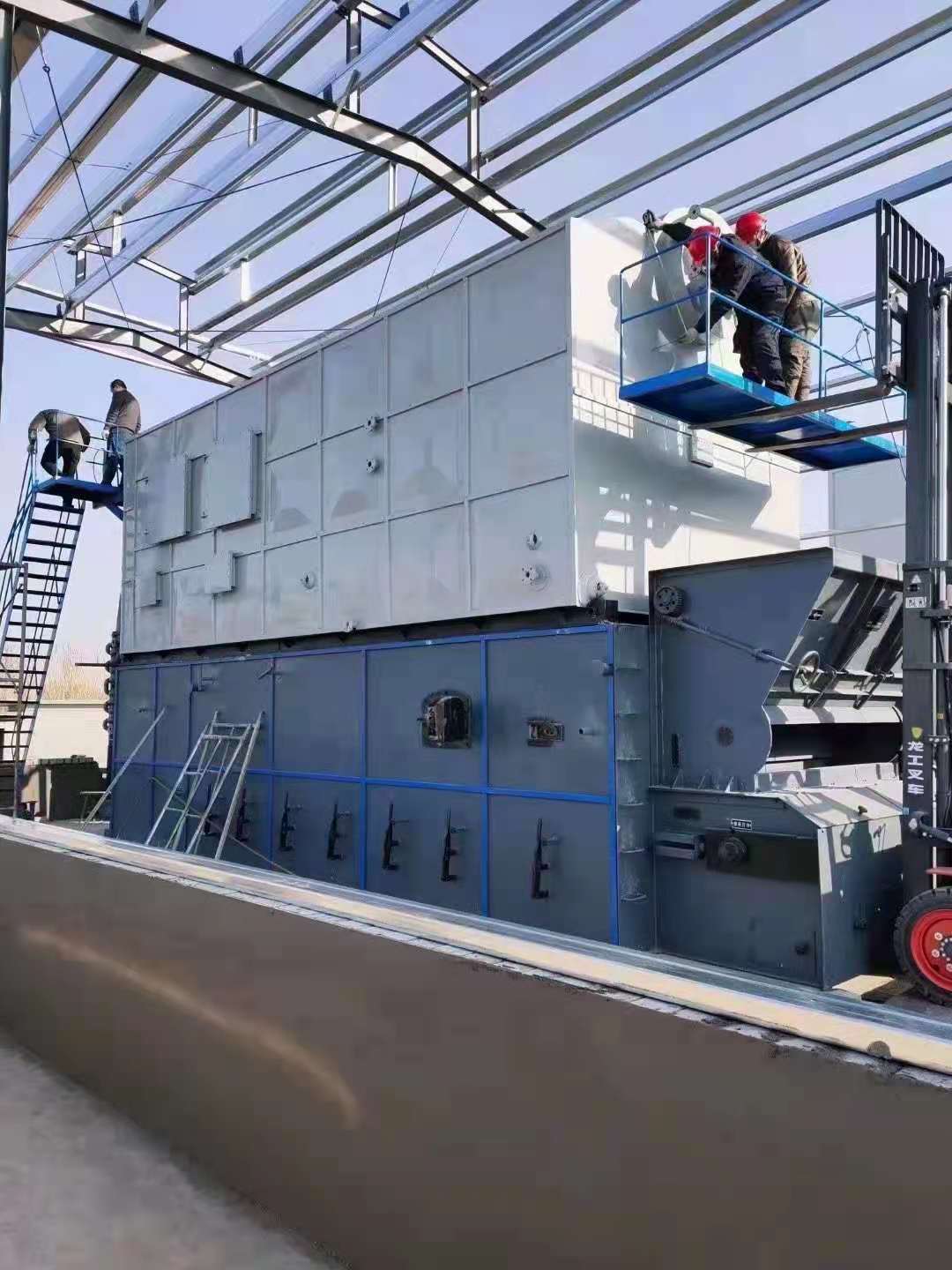 客户现场，正在安装，宁夏银川